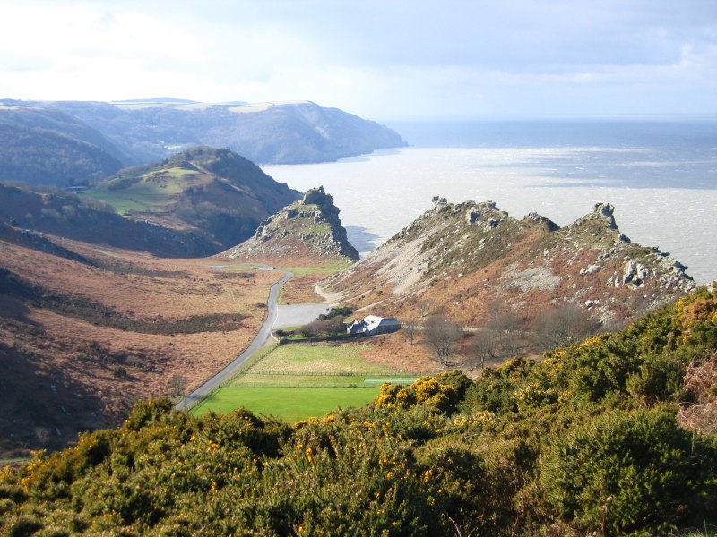 The Valley of Rocks from Hollerday Hill
