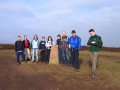 Group at trig point on Black Hill
