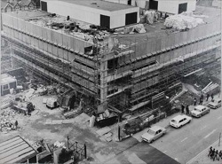 The Arts and Social Sciences Library under construction