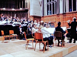 The University orchestra in rehearsal