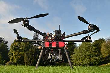 Image of the AARM hexacopter 