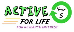 Active for Life Year 5 logo for research section